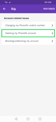 How to Delete Phonepe Account