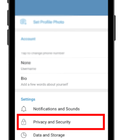 telegram account close