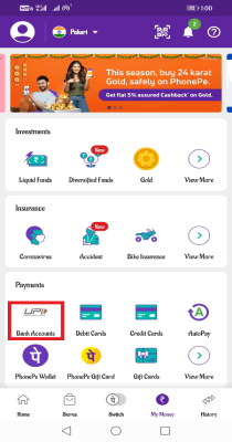 how to set bhim upi pin in phone pe